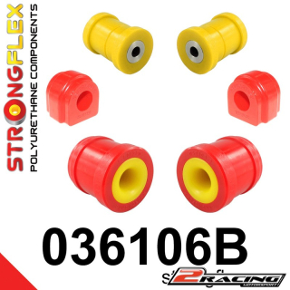 Komplet přední tvrdé silentbloky podvozku 036106B