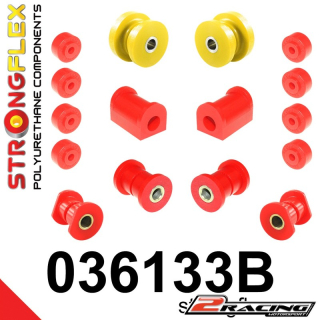 Komplet přední tvrdé silentbloky podvozku 036133B