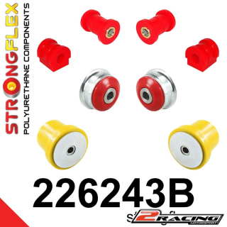 Komplet přední tvrdé silentbloky podvozku 226243B