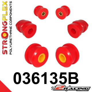 Komplet přední tvrdé silentbloky podvozku 036135B
