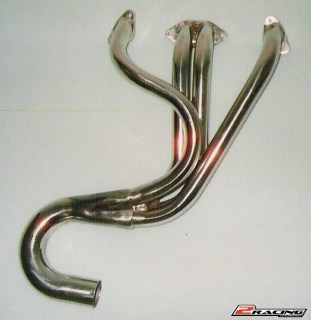 Sportovní svody výfuku Škoda 135,136 podélný, nerez (S-0126)