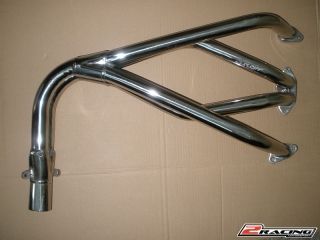 Sportovní svody výfuku Škoda 135,136 typ 4-2-1, nerez (S-0131)