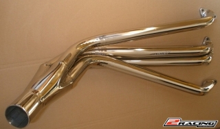 Sportovní svody výfuku Škoda Favorit krátký, nerez (S-0141)