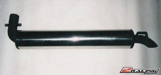 Příčný tlumič Škoda 120S průměr 114 mm, Fe, nerez obal (T-0022)