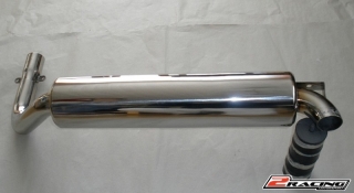 Příčný tlumič Škoda 120S průměr 114 mm, nerez (T-0109)