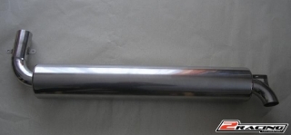 Příčný tlumič Škoda 120S průměr 114 mm, nerez (T-0112)