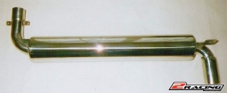 Příčný tlumič Škoda 120S průměr 114 mm, nerez, LR (T-0113)