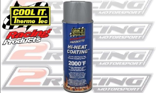 Thermotec sprej na omotávky výfuků, žáruvzdorná barva 1093C -STŘÍBRNÁ 330ml