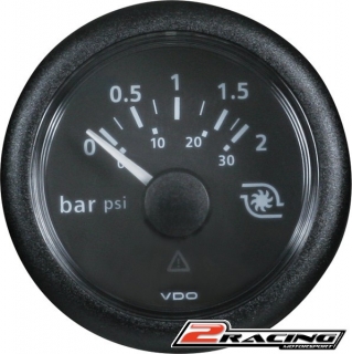 VDO budík Viewline tlak turba 0-2 bar