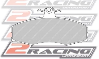 Závodní brzdové destičky Ferodo Racing DS3000 FCP610R - Škoda Favorit/Felicia