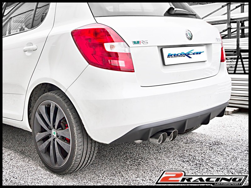 Central pipe společně ss tlumiče(For the installation on the original Zadní s tlumiče it is necessary to separately order the adapter AD.FABIA.01) Inoxcar racing TCSKS