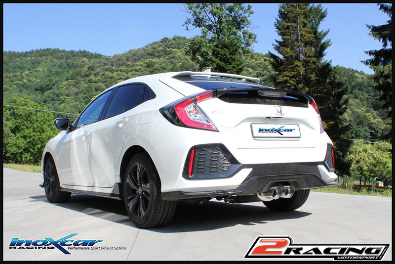 Adaptér pro montáž s TCIVIC.04 / TCSCIVIC.04 on the original Zadní s tlumičeCod: 03) AD.CIVIC.03 Inoxcar racing AD.CIVIC.03