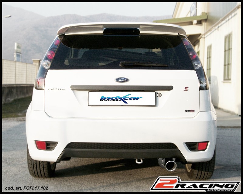 Zadní výfuk z nerezové oceli s koncovkou Oválná 120x80 mm Inoxcar racing FOFI.17.120