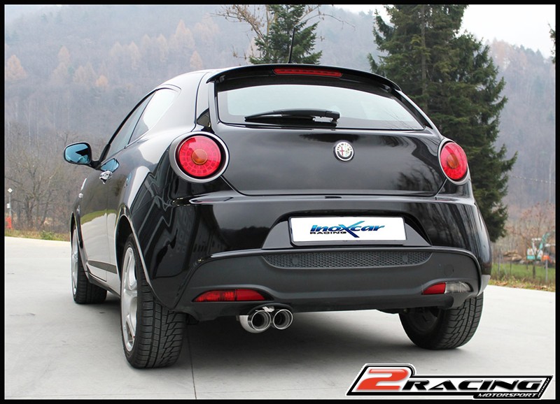 Central pipe společně ss tlumiče(For the installation on the original Zadní s tlumiče it is necessary to separately order the adapter AD.MITO.06) Inoxcar racing TCSMITO.06