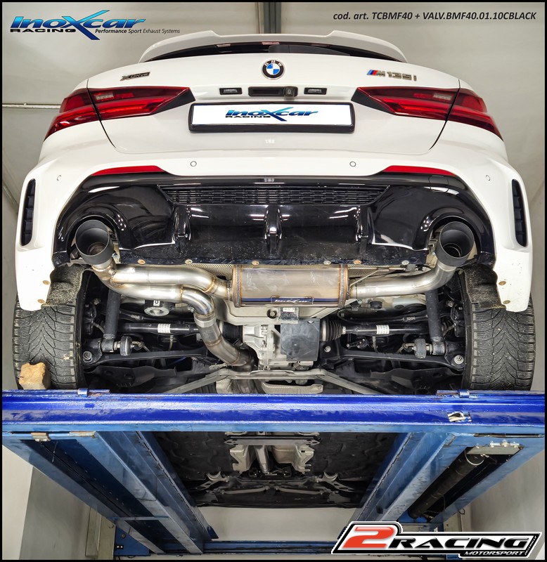 středová roura (deletes OPF)(For the installation on the original Zadní s tlumiče it is necessary to separately order the adapter AD.BMF40.01) Inoxcar racing TCBMF40