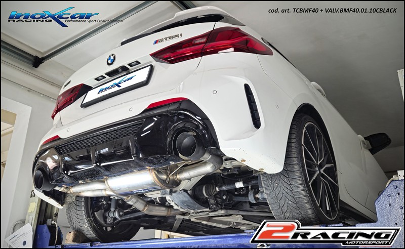 středová roura (deletes OPF)(For the installation on the original Zadní s tlumiče it is necessary to separately order the adapter AD.BMF40.01) Inoxcar racing TCBMF40