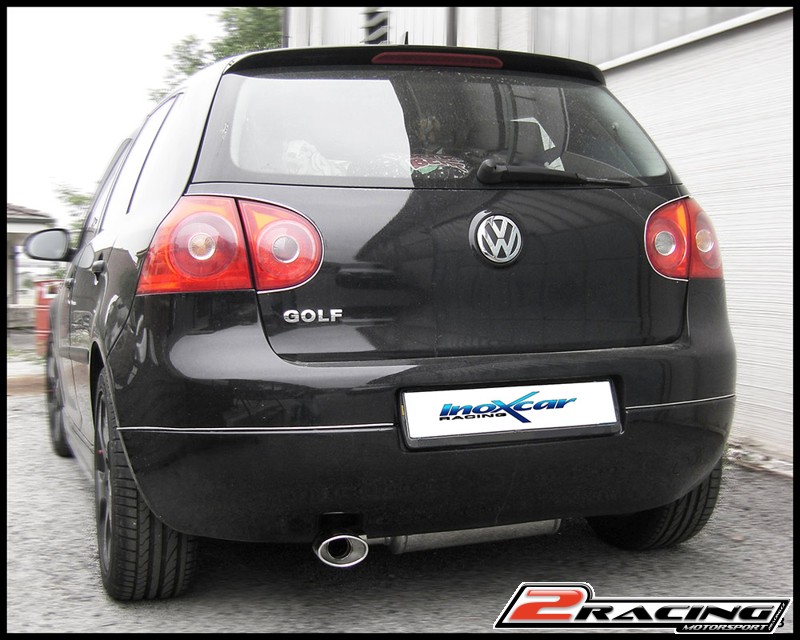 Zadní tlumič s oválnou koncovkou výfukue 120x80 OBLIQUO Inoxcar racing WGO.31.SB