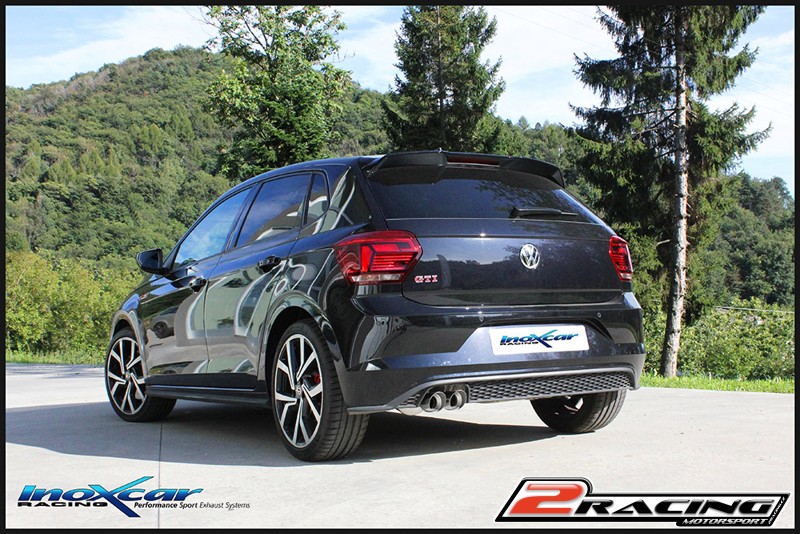 středová roura(For the installation on the original Zadní s tlumiče it is necessary to separately order the adapter AD.POLO.05) Inoxcar racing TCPOL.03