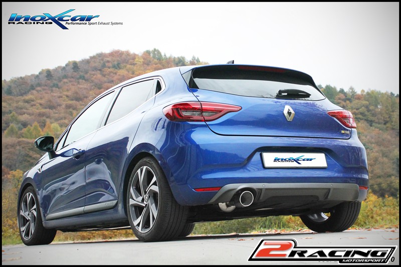 Zadní výfuk bez tlumiče s koncovkou průměr 100 Racing Inoxcar racing RECL.44.10RA