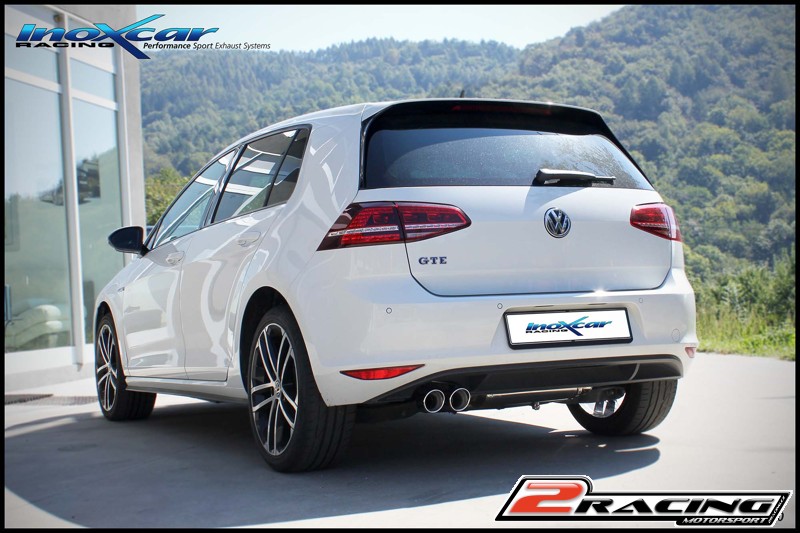 Zadní tlumič koncovkou výfuku 2 x průměru 80 X-RACE Inoxcar racing WGO.71.XR80