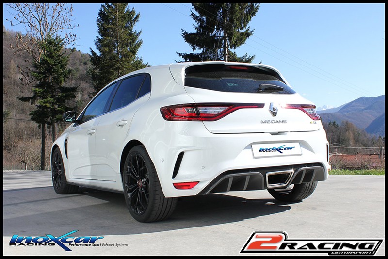 Zadní bez s tlumiče 1 central koncovka POZOR: Není kompatibilní pro RS Ultima verze 2023 Inoxcar racing REME.25