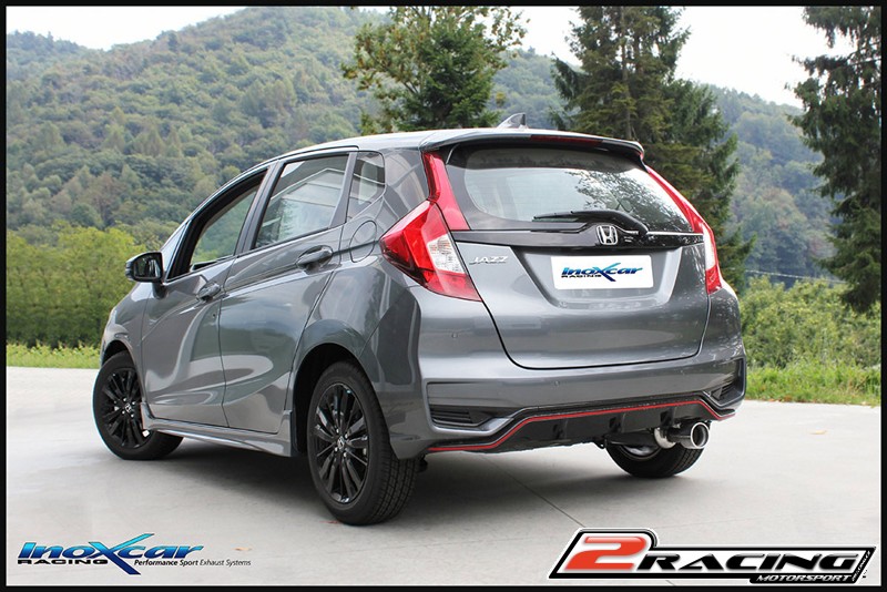 Zadní tlumič s koncovkou o průměru 102 Inoxcar racing HOJA.02.102