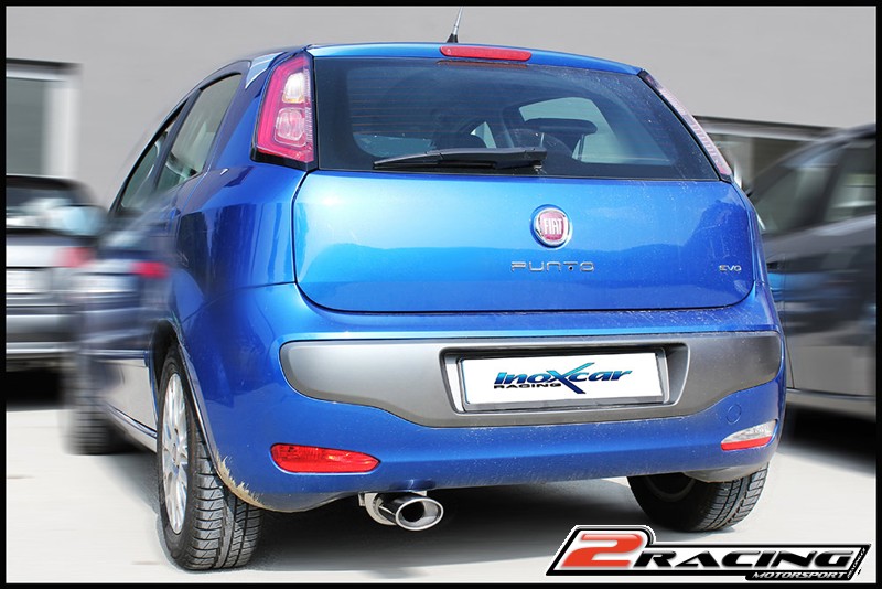 Zadní tlumič s oválnou koncovkou výfuku 120x80 mm Inoxcar racing FIPN.35.120