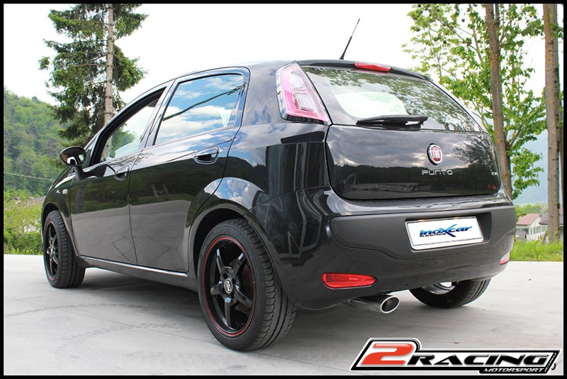 Zadní tlumič s oválnou koncovkou výfuku 120x80 mm Inoxcar racing FIPN.35.120