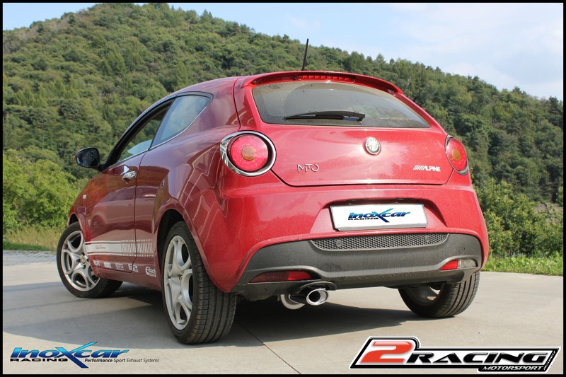 Zadní tlumič s koncovkou o průměru 120x80mm Inoxcar racing ALMI.14.120