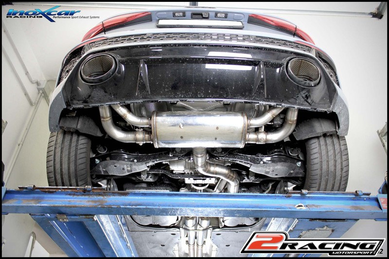 středová roura + Zadní s tlumiče + Valves assembly společně soriginal electric engines Inoxcar racing VALV.RS3.01