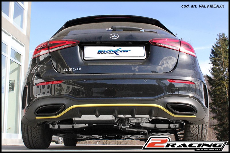 Zadní nerez výfuk koncovky Duplex bez tlumiče P+L (společně sthe assemblage the original valve is eliminated) Inoxcar racing MEA.18