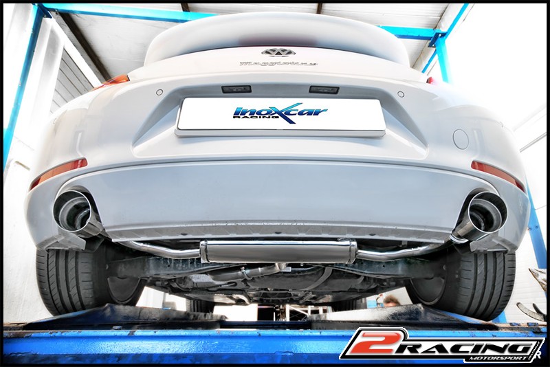 Zadní tlumič s koncovkou průměr 102 Racing P+L Inoxcar racing WMAG.01.102R