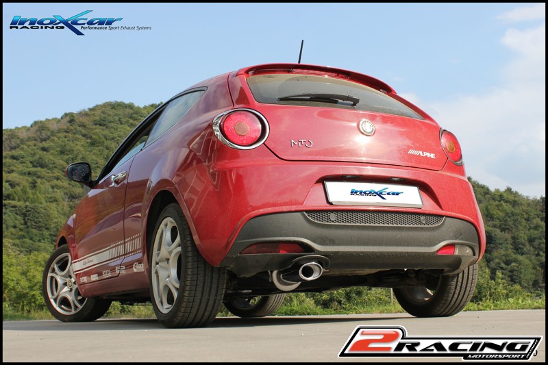Zadní tlumič s koncovkou o průměru 120x80mm Inoxcar racing ALMI.14.120