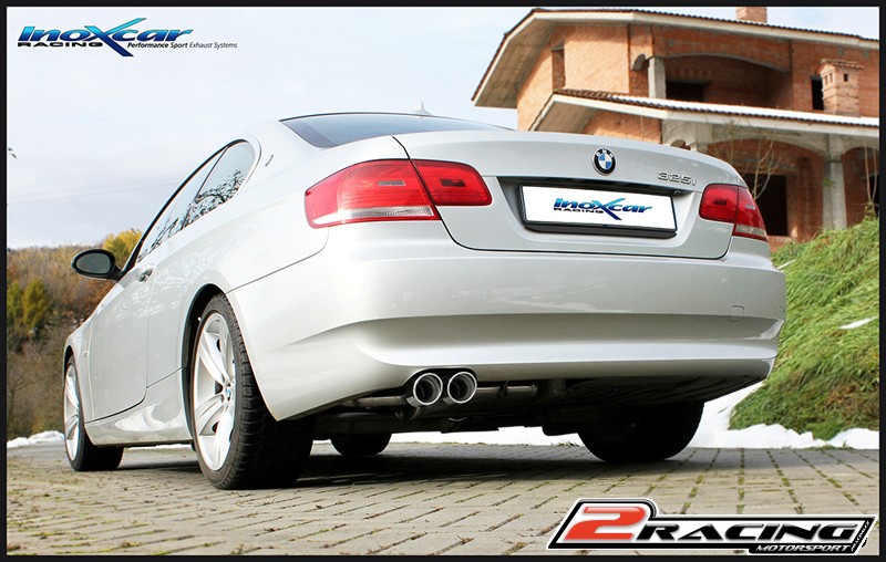 Zadní tlumič koncovkou výfuku 2 x průměru 80 X-RACE(Possibility of other models of koncovkas on request) Inoxcar racing OVBM.24.XR80