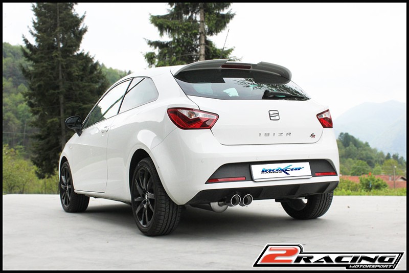 Central pipe společně ss tlumiče(For the installation on the original Zadní s tlumiče it is necessary to separately order the adapter AD.IBIZA.02) Inoxcar racing TCSEIBS.02