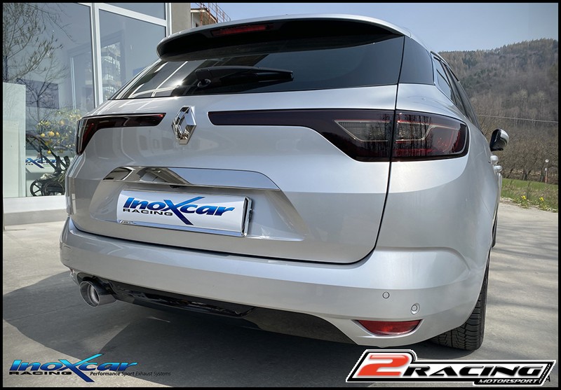 Zadní tlumič s koncovkou průměr 102 Racing Inoxcar racing RECL.27.10RA