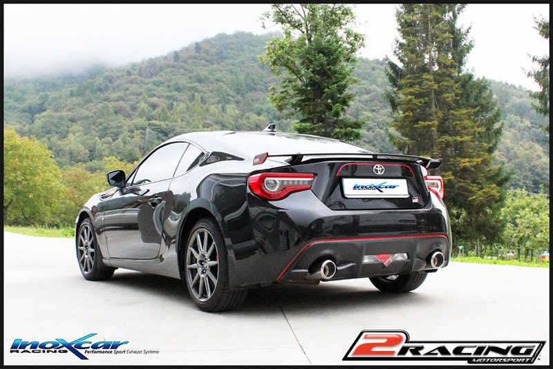 Zadní tlumič s koncovkou o průměru 120 MEGA P+L Inoxcar racing TOGT.02.120M