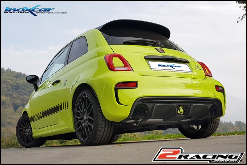 Zadní tlumič s koncovkou průměr 102 Racing P+L - průměru 60 - to be installed as a kit společně sart. TC595.60 Inoxcar racing FI595.60