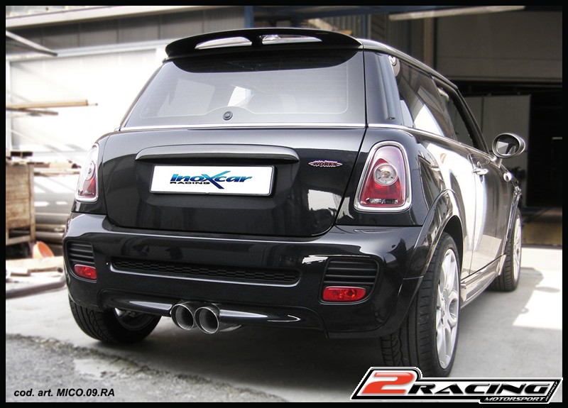 Central pipe společně ss tlumiče (společně sFLEX)(For the installation on the original Zadní s tlumiče it is necessary to separately order the adapter AD.MINI.08) Inoxcar racing TCSCO.08