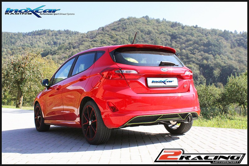 Zadní tlumič s koncovkou o průměru 90 Rally Inoxcar racing FOFI.30.90RA
