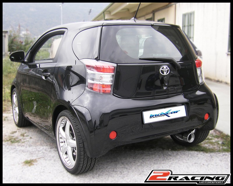 Zadní tlumič s koncovkou o průměru 80 Inoxcar racing TOIQ.01.80