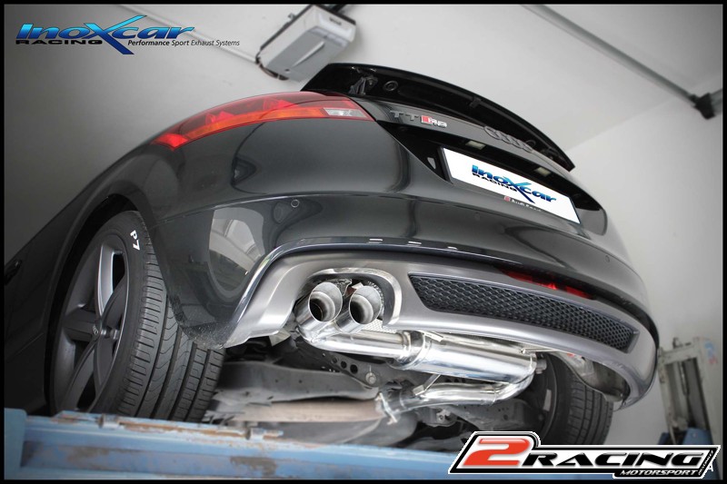 Nerezový výfuk místo katalizátoru společně smetal cat. Inoxcar racing AFTT.01CAT