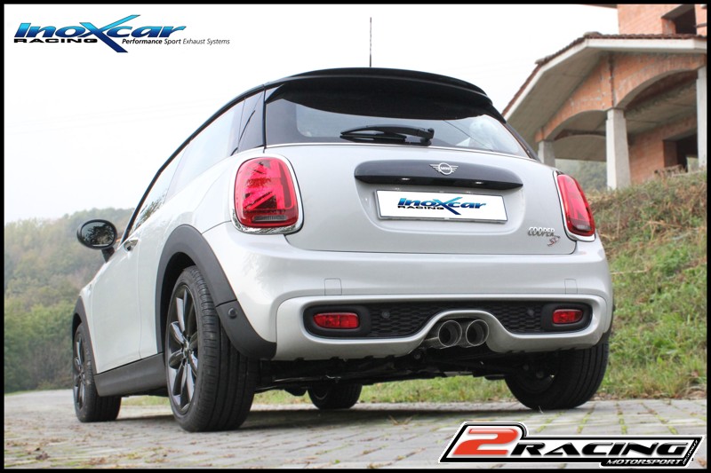 Zadní s tlumiče společně scentral koncovka 2 x průměru 90 X-RACE(Possibility of other models of koncovkas on request) Inoxcar racing MICO.30.XR90
