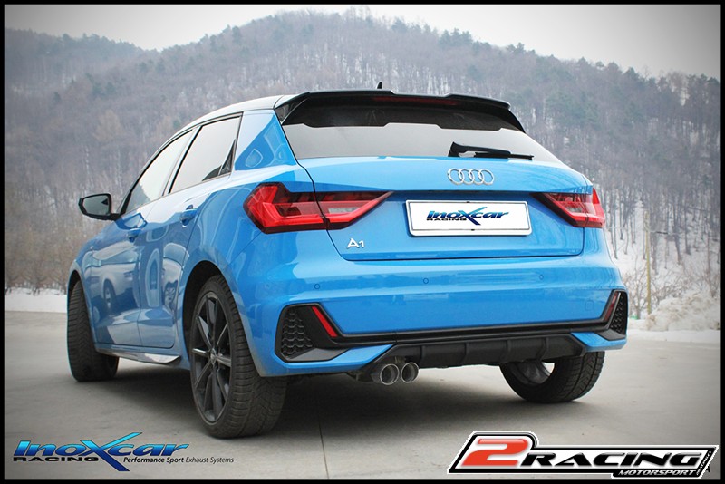 Nerezový výfuk místo katalizátoru (replace the original CAT and delete the GPF) + metal KAT. 200 CPSI Inoxcar racing AFA1.03CAT