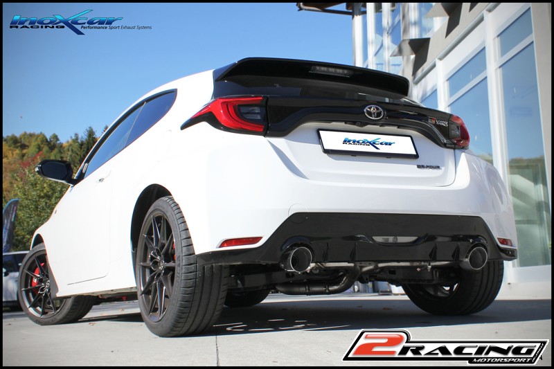 Zadní tlumič s koncovkou průměr 100 Racing P+L + Valve společně selectric engine + Remote control (For the installation on TCTO.02 / TCTOS.02 it is necessary to order separately the adapter AD.YARIS.01) (For the installation on the original central pipe i