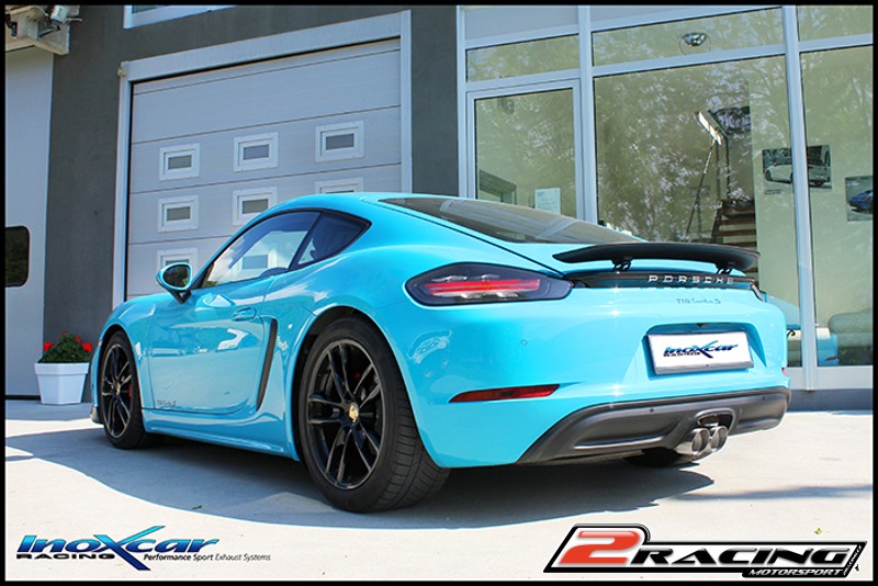 Zadní s tlumiče společně scentral koncovka 2 x 90 Racing Inoxcar racing POCAY.05.RA