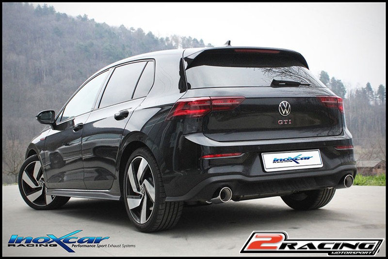 středová roura(For the installation on the original Zadní s tlumiče it is necessary to separately order the adapter AD.GOLF8.01) Inoxcar racing TCGT8.01
