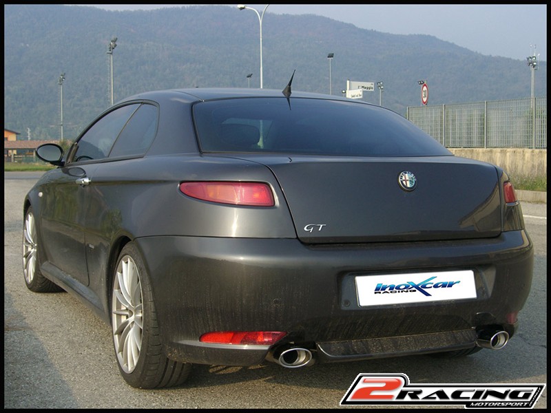 Stainless steel DUPLEX Zadní exhaust společně stail pipe Oválná 120x80 mm Inoxcar racing TWAL.05.120