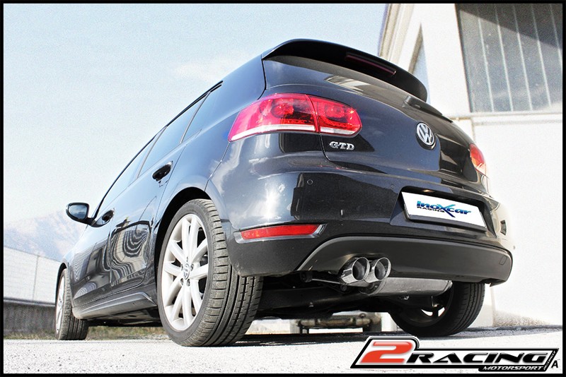 středová roura(For the installation on the original Zadní s tlumiče it is necessary to separately order the adapter AD.GOLF6.05) Inoxcar racing TCVW.02