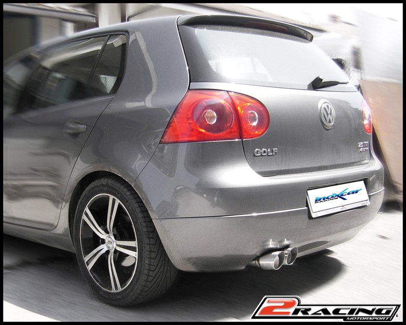 Zadní tlumič koncovkou výfuku 2 x průměru 80 Racing Inoxcar racing WGO.38.RA